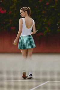 Beach Riot Irina Pleated Mini Skirt