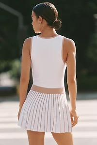 Beach Riot Solange Pleated Mini Dress