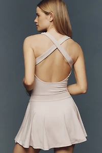 Beyond Yoga Pleated Sport Mini Dress