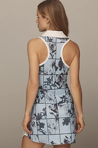 Daily Practice Quarter-Zip Mini Polo Dress