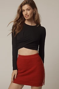 LSPACE Marseille Long-Sleeve Crop Top