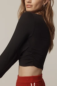 LSPACE Marseille Long-Sleeve Crop Top