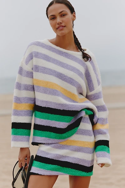 Daily Practice Cozy Stripe Pullover Sweater