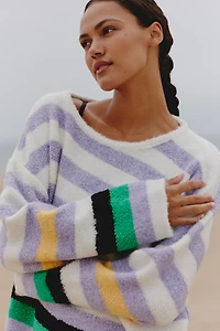 Daily Practice Cozy Stripe Pullover Sweater