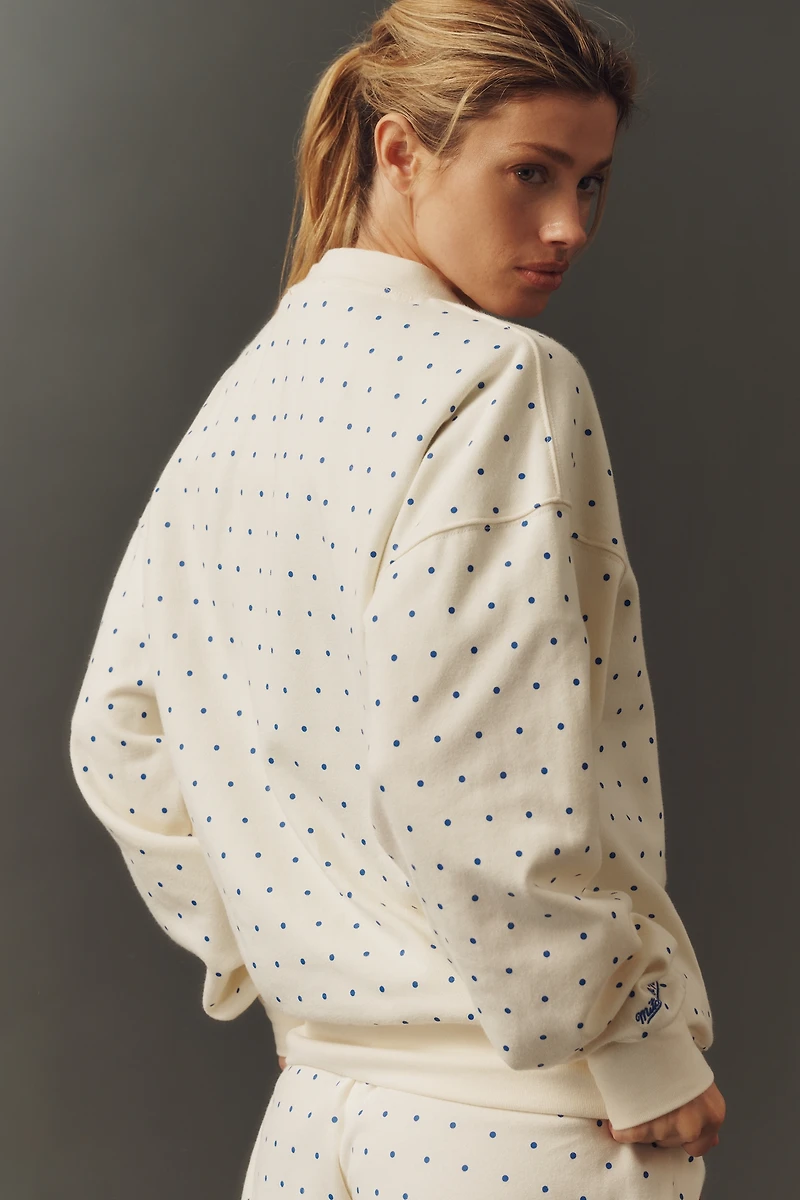 Mitchell & Ness MLB Long-Sleeve Crew-Neck Pullover