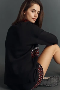 Beach Riot Callie Champagne Crew-Neck Sweater