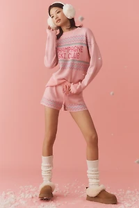 Beach Riot Callie Champagne Crewneck Sweater