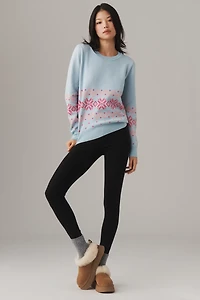 Beach Riot Jolene Snowflake Crewneck Sweater