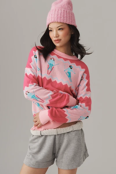 Beach Riot Callie Ski Crewneck Sweater