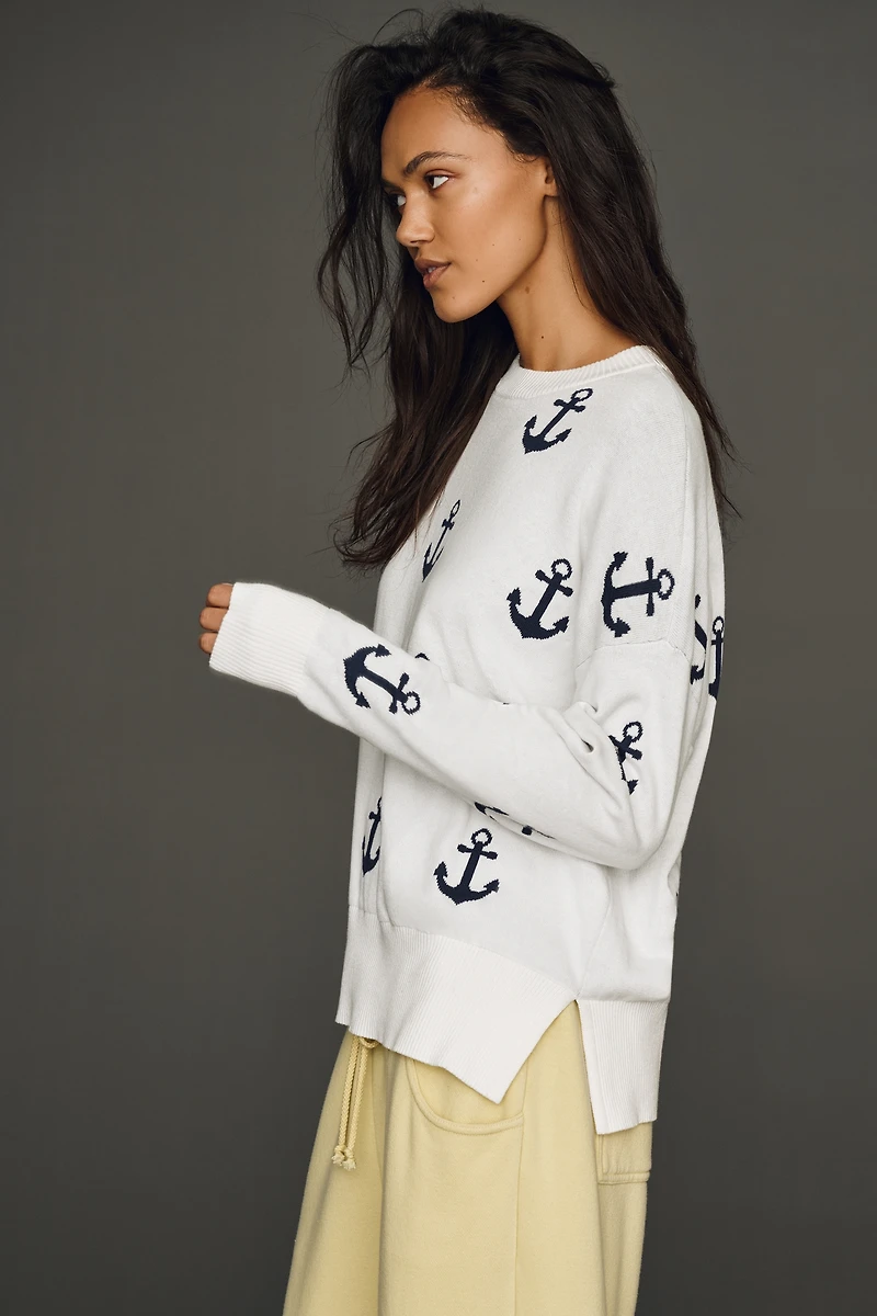 Beach Riot Callie Festive Crew-Neck Sweater