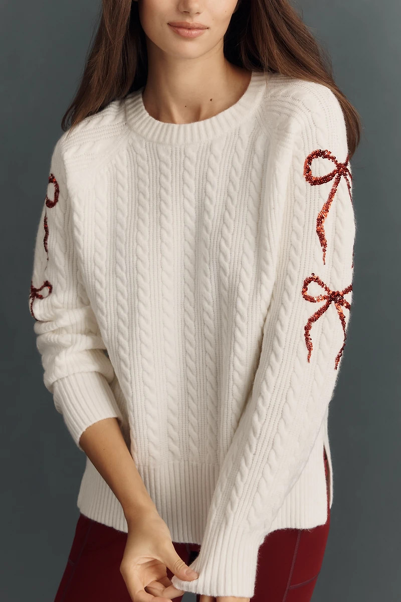 Beach Riot x Anthropologie Bow Sleeve Sweatshirt