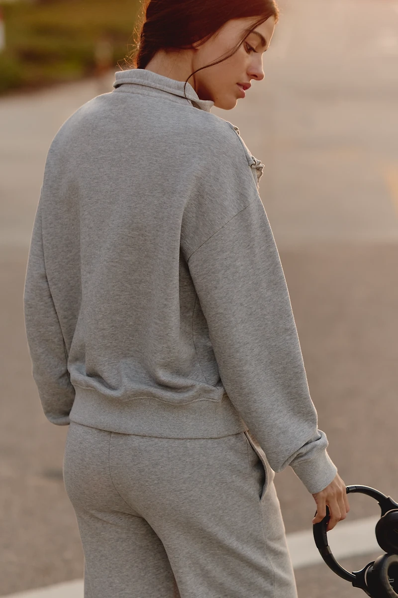 Beach Riot Monroe Long-Sleeve Half-Zip Top