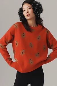 Beach Riot Gingerbread Oversized Crew-Neck Sweater