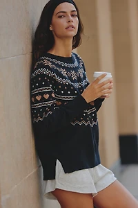 Beach Riot Elizabeth Mystic Fairisle Sweater