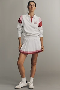 Beach Riot Bennet Collared Terry Pullover