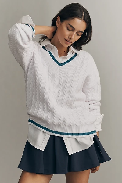 Beach Riot Montana Long-Sleeve V-Neck Sweater