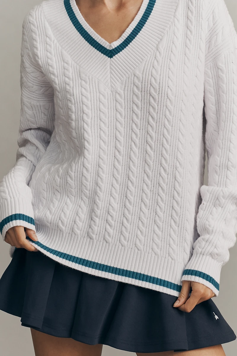 Beach Riot Montana Long-Sleeve V-Neck Sweater