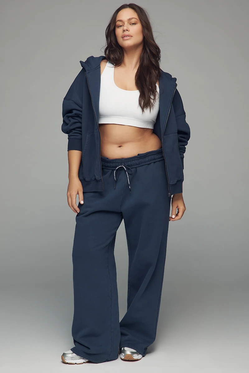 AFRM Oren Plus Cotton Zip-Up Hoodie