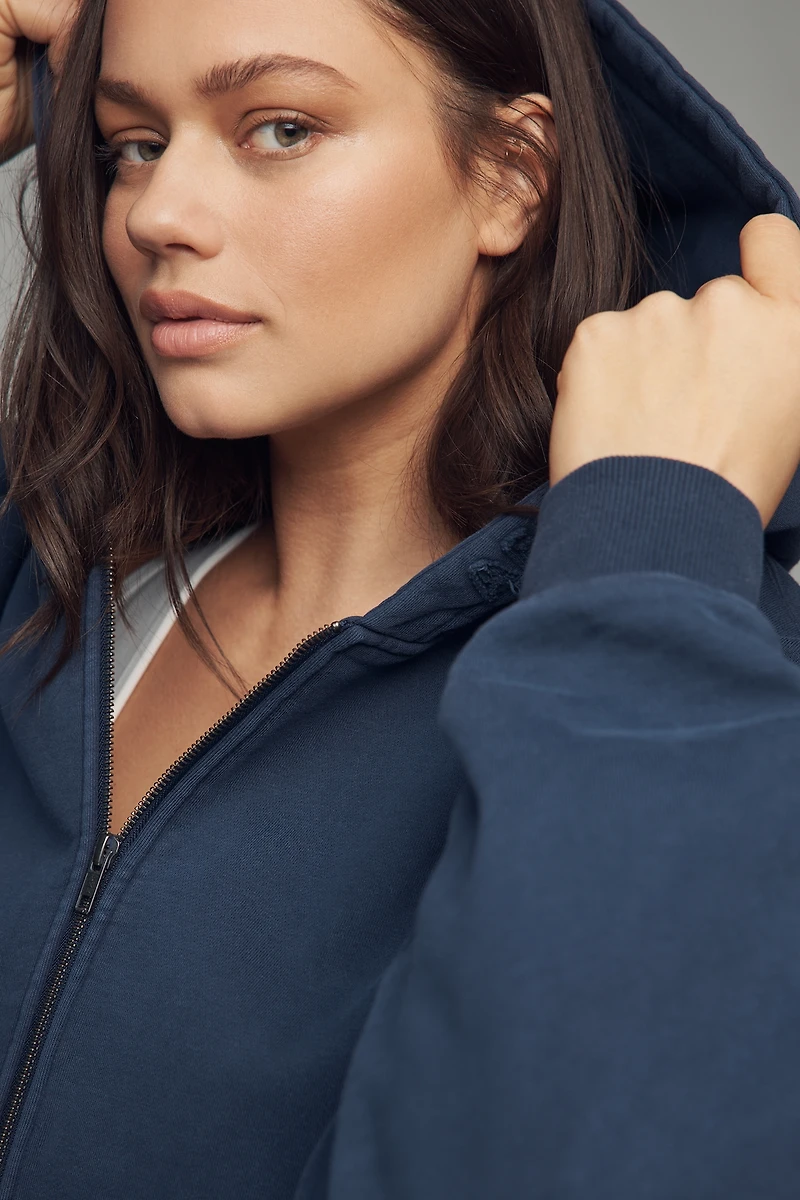 AFRM Oren Plus Cotton Zip-Up Hoodie