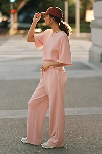 Bernardo Drop-Shoulder Knit Tee