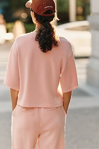 Bernardo Drop-Shoulder Knit Tee