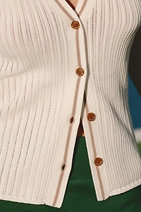 The Upside Rosella V-Neck Knit Vest