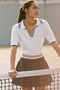 The Upside Archie Knit Polo Shirt