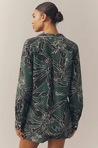 The Upside Tamara Rio Short-Sleeve Buttondown Top