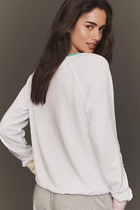 Sundry French Graphic Raglan Sweatshirt