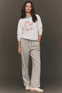 Sundry French Graphic Raglan Sweatshirt