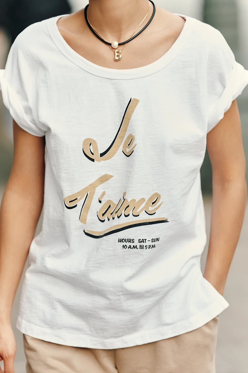 Sundry Je T'Aime T-Shirt