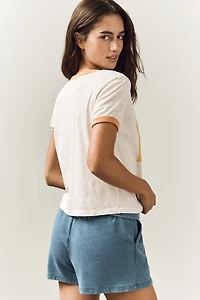 Sundry Boxy Ringer Tee