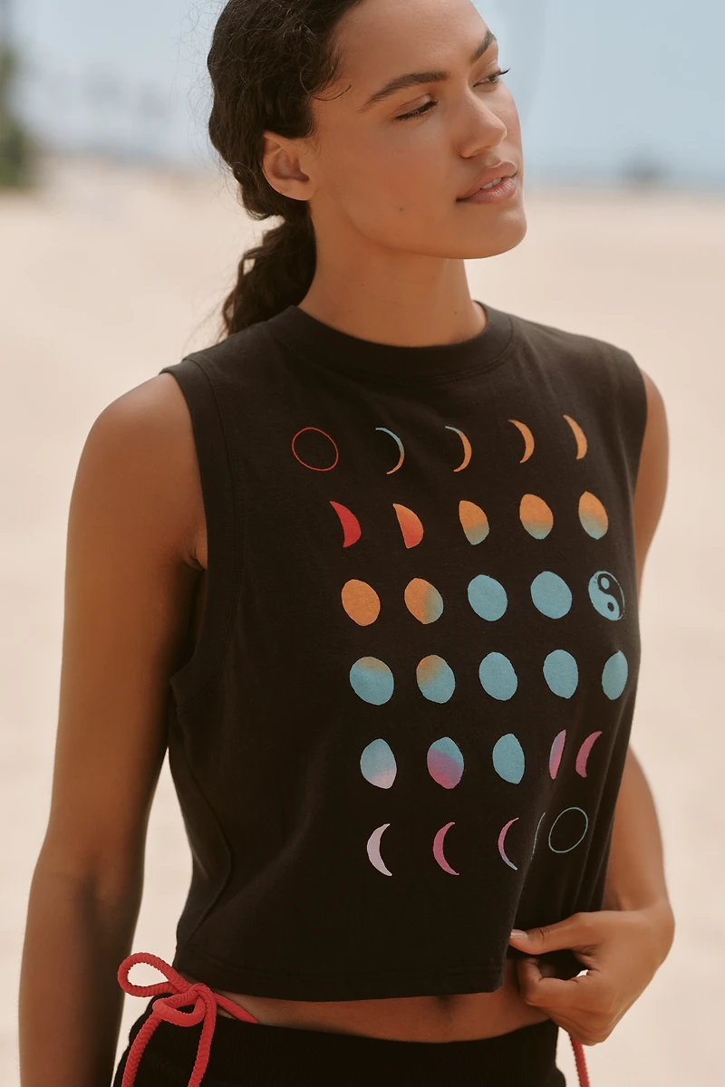 Spiritual Gangster Joy Spirit Crop Tank Top