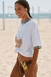 Spiritual Gangster Graphic Boyfriend Ringer Tee