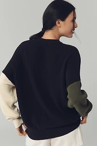 Spiritual Gangster Lyric Crew-Neck Sweater