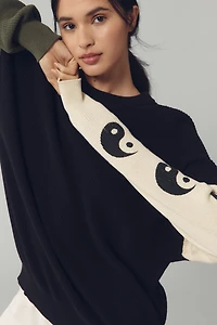 Spiritual Gangster Lyric Crew-Neck Sweater