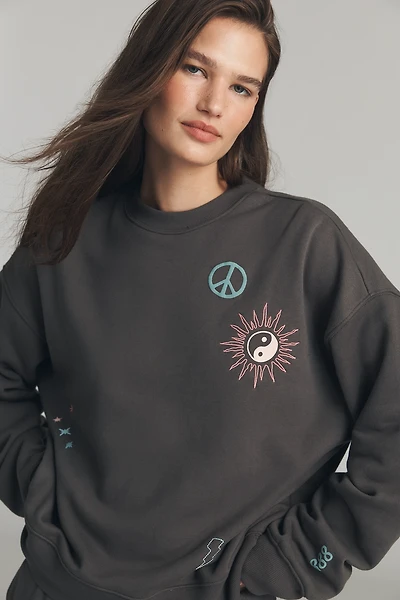 Spiritual Gangster Good Vibes Roam Crew-Neck Sweatshirt