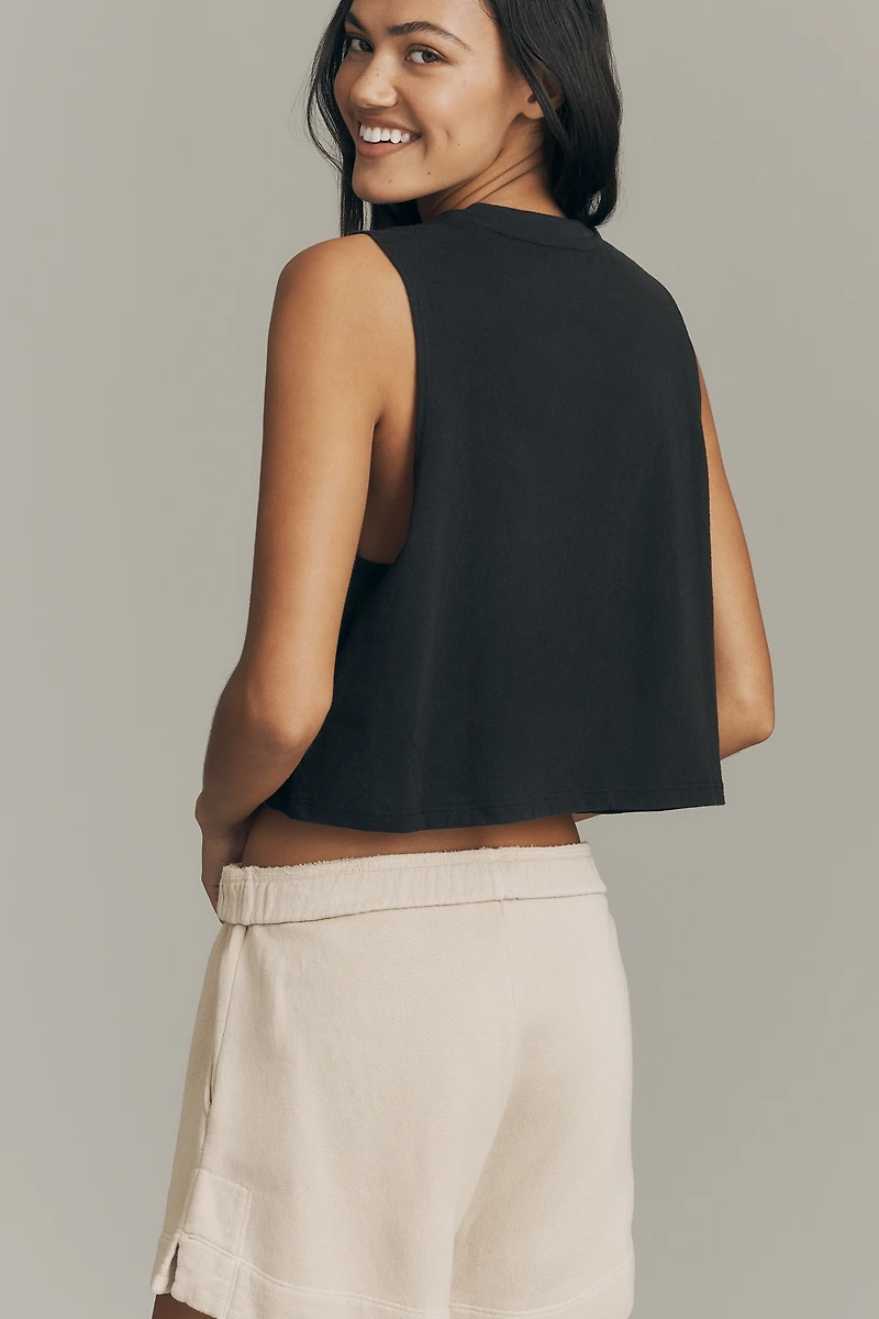 Spiritual Gangster Manifest Spirit Sleeveless Crop T-Shirt