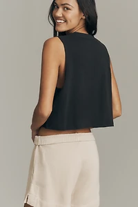 Spiritual Gangster Manifest Spirit Sleeveless Crop T-Shirt