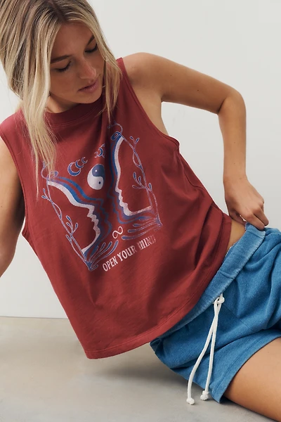 Spiritual Gangster Open Your Mind 100% Cotton Tank
