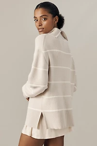 Varley Hamish Roll-Neck Stitch Knit Sweater