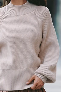 Varley Martina High-Neck Ribbed Sweater