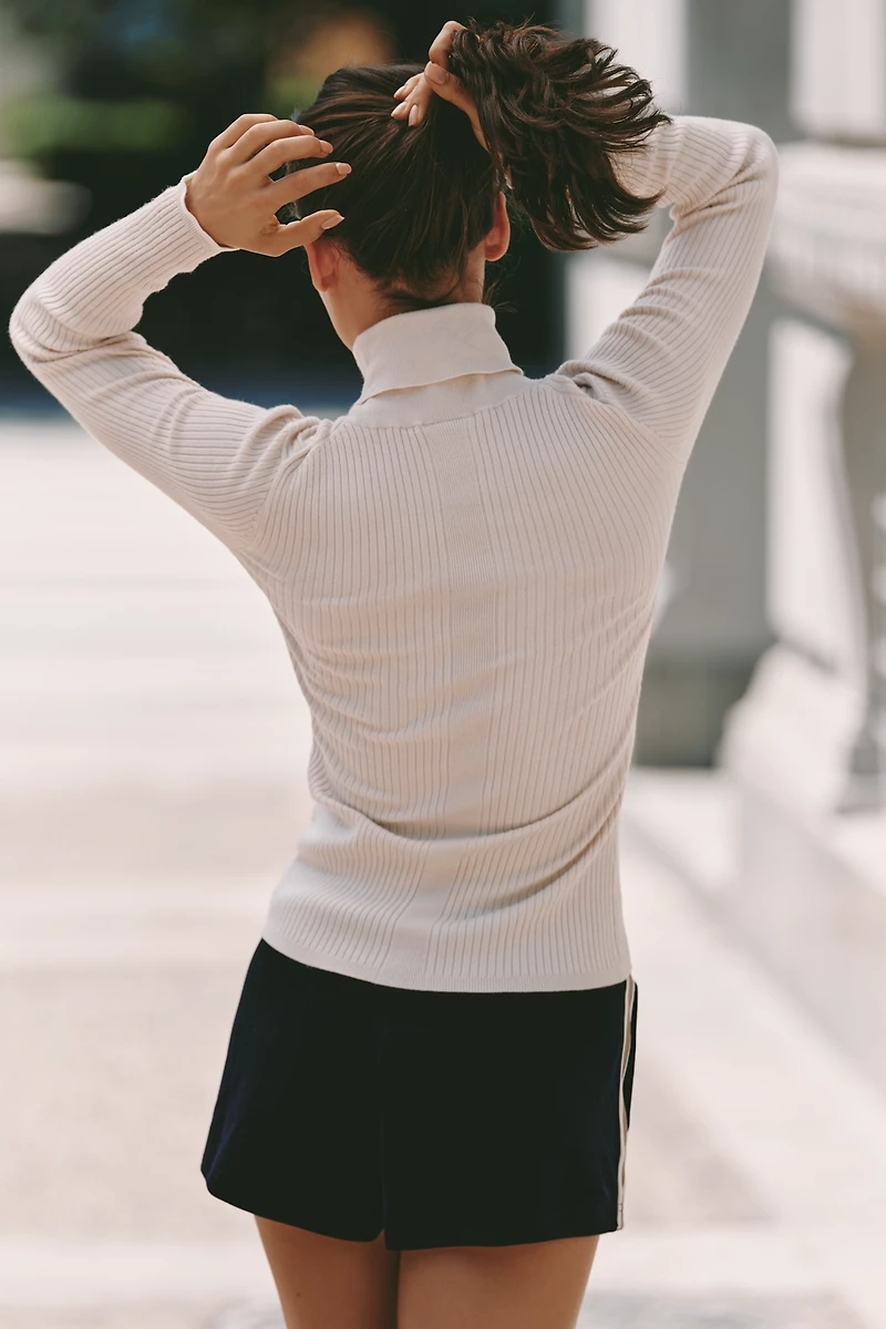 Varley Ravena Roll-Neck Fitted Top