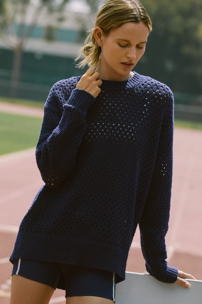 Varley Grady Bouclé Knit Sweater