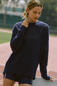 Varley Grady Bouclé Knit Sweater