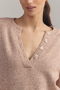 Varley Kennings Button-Front Sweater