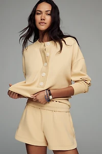 Varley Reena Button-Front Pullover