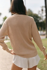 Varley Calva Cotton Knit Pullover