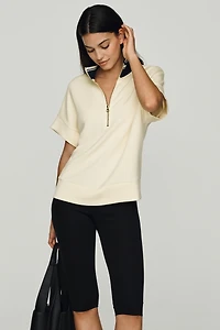 Varley Ritchie 2.0 Quarter Zip Short-Sleeve Top