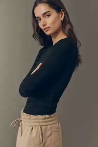 Varley Edna Fitted Long-Sleeve T-Shirt